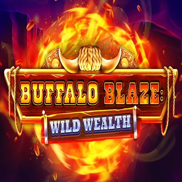 Buffalo Blaze Wild Wealth logo by OctoPlay at Locowin Casino
