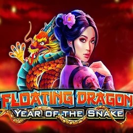Floating Dragon Year of the Snake logo – Slots by Pragmatic Play at Locowin Casino