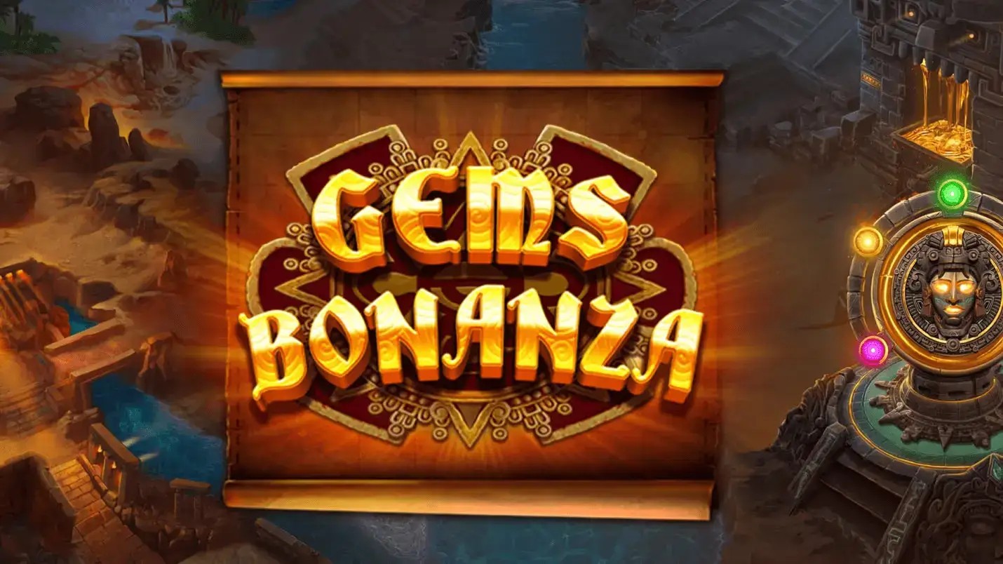 Gems Bonanza logo by Pragmatic Play Locowin Casino