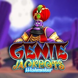 Genie Jackpots Wishmaker logo by Blueprint Gaming at Locowin Casino