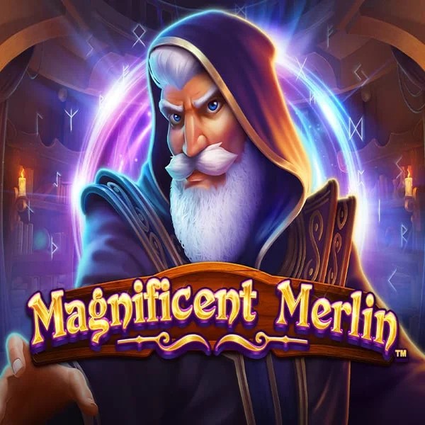 Official Slots logo: Magnificent Merlin by Greentube at Locowin Casino