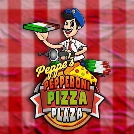 Peppe’s Pepperoni Pizza Plaza logo by Pragmatic Play at Locowin Casino