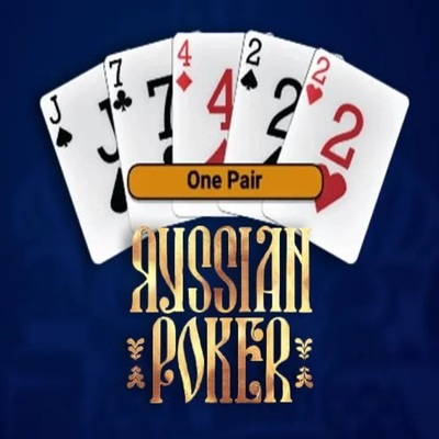 Russian Poker by OneTouch Games, showcased at locowincasinos-es.com – game logo