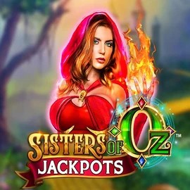 Sisters Of Oz Jackpots logo by Triple Edge Studios at Locowin Casino