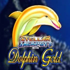 Official Jackpots logo: Dolphin Gold with Stellar Jackpots by Lightning Box Game at Locowin Casino